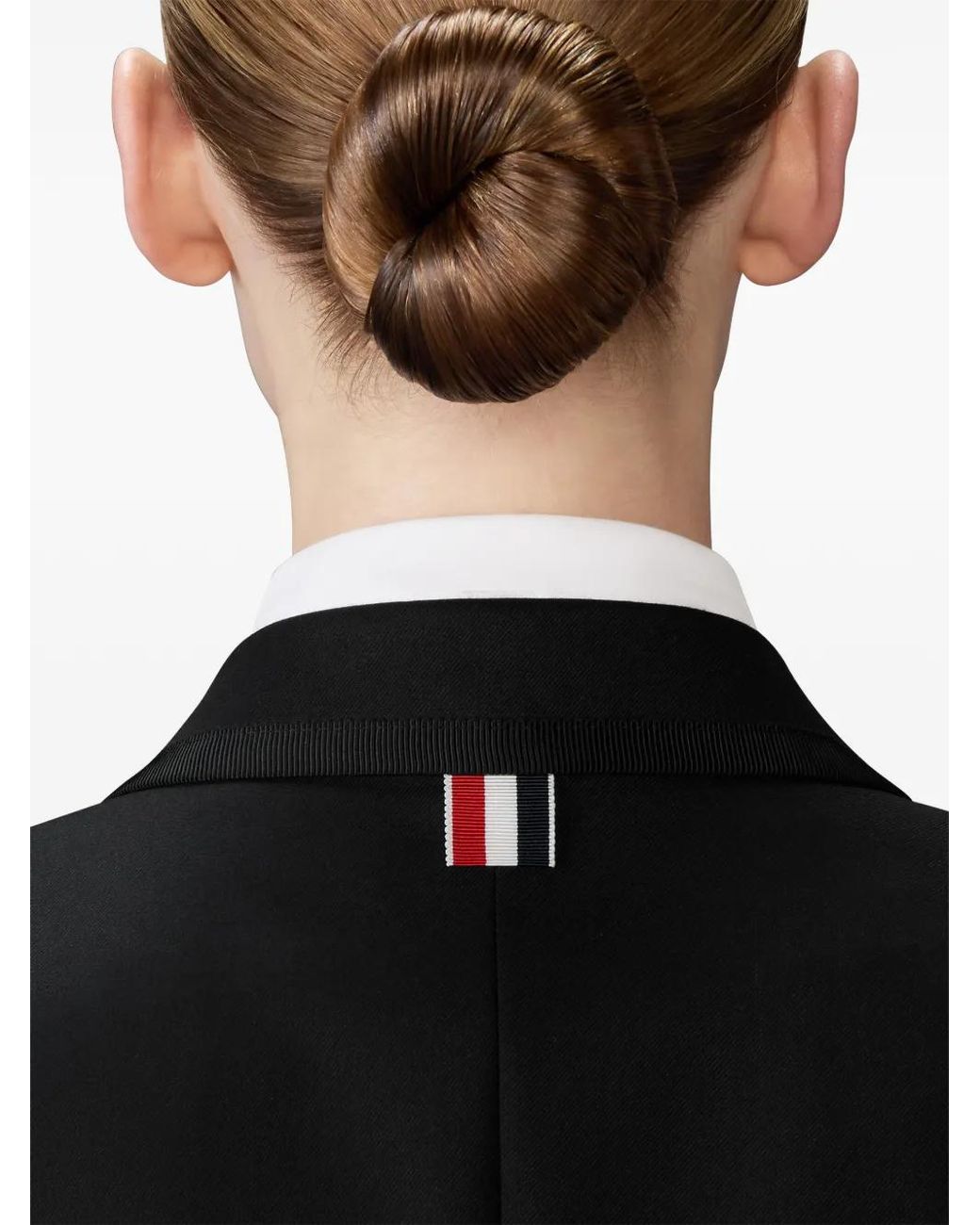 Chaqueta En Grosgrain Thom Browne de color Black