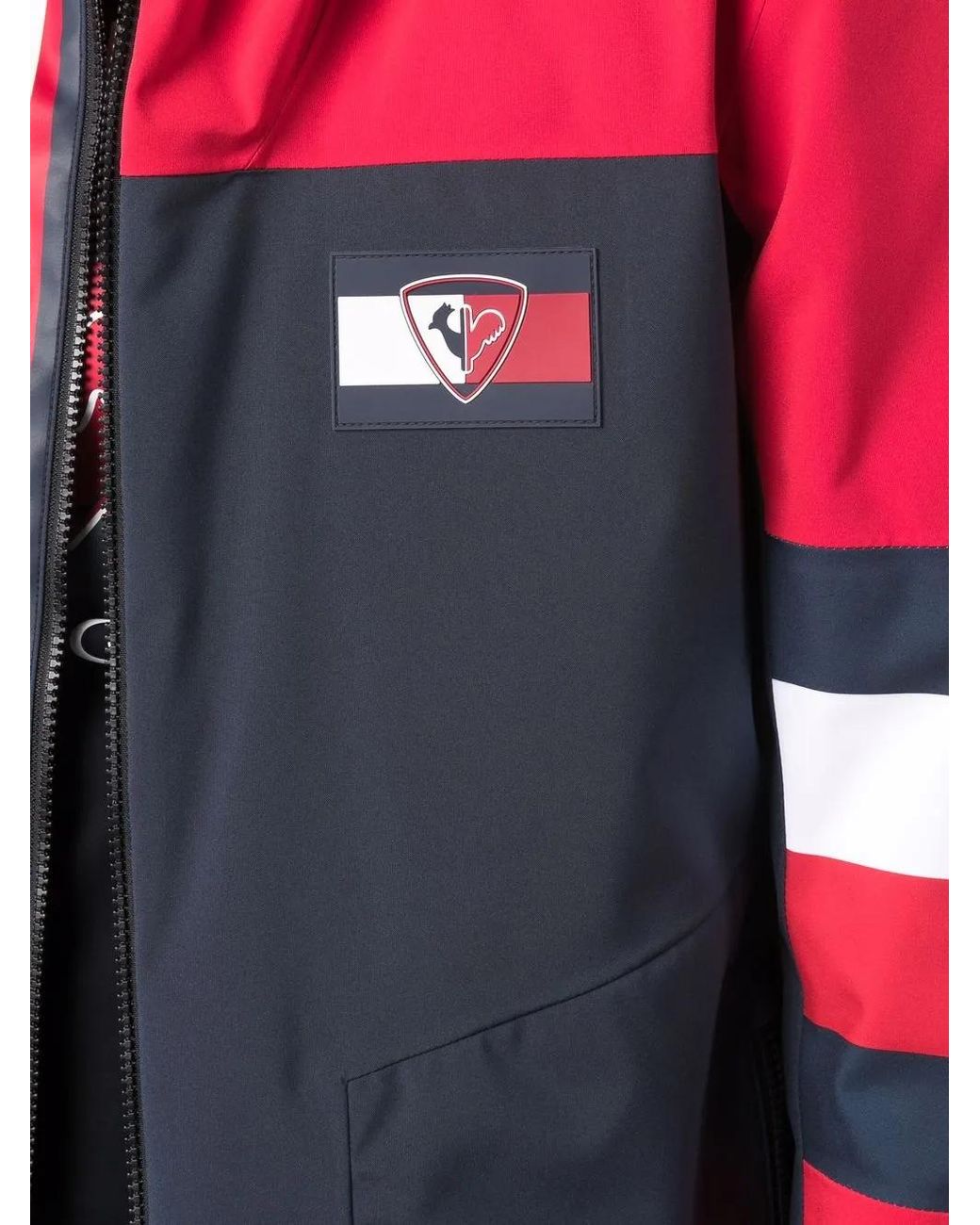 Rossignol Red Logo Striped Jacket for men