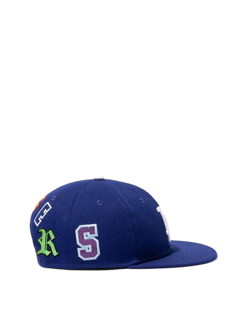 SAINT Mxxxxxx Blue X Mlb X New Era Dodgers Logo-Embroidered Baseball Cap