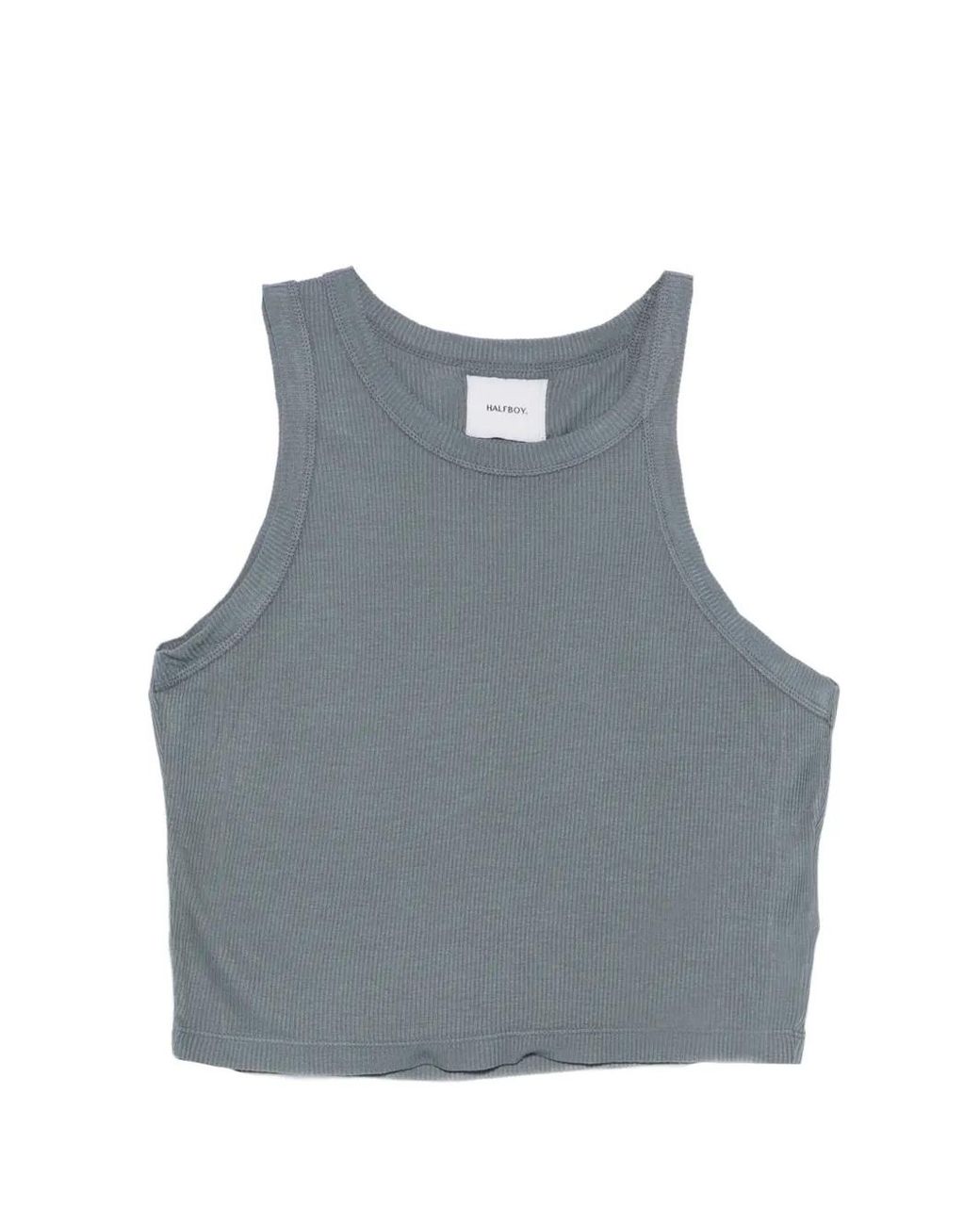Top A Coste di Halfboy in Blue