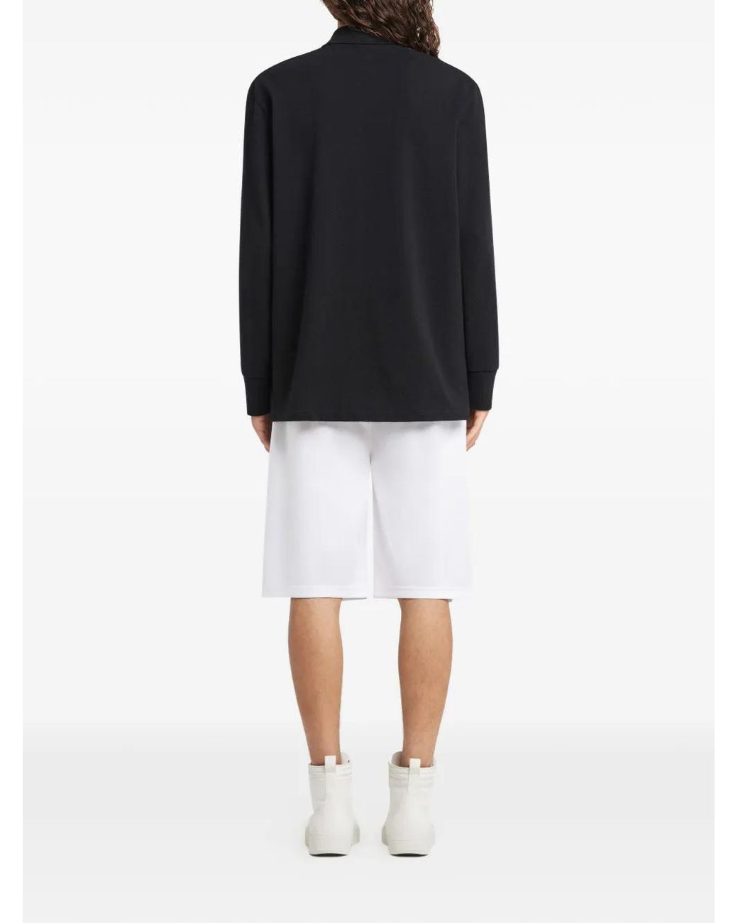 Courreges White Logo-Print Elasticated-Waistband Shorts for men