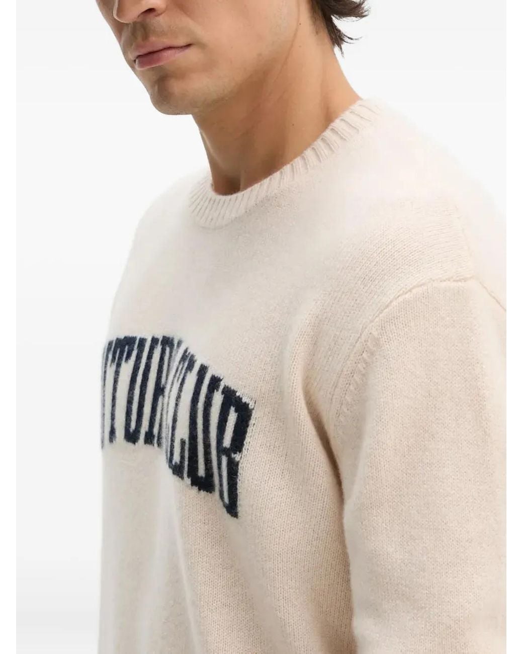 From Future Blue Crew-Neck Cashmere Sweater for men