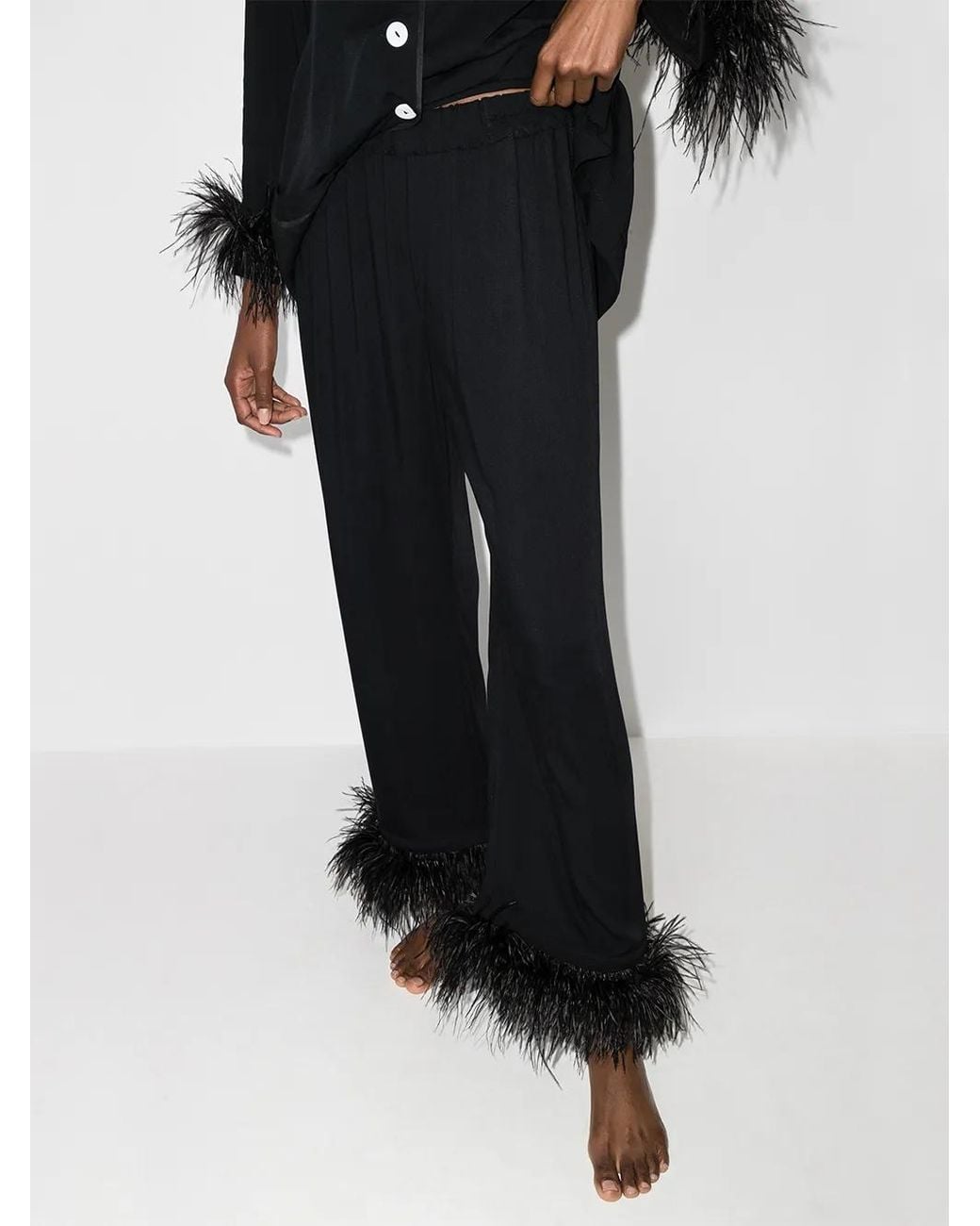 Sleeper 'black Party Two Piece Pyjama Set'