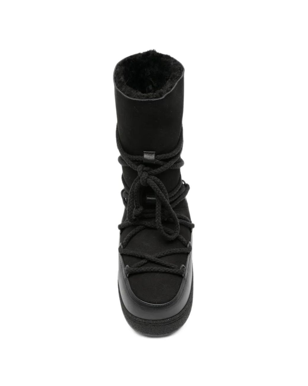 Inuikii Black Bottines Classic High À Lacets