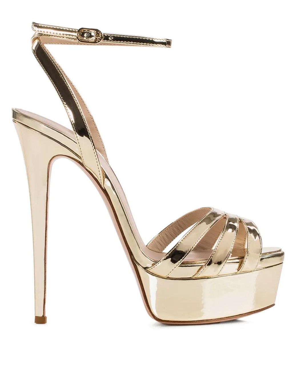 Le Silla White 140Mm Lola Sandals