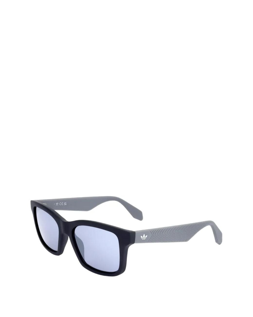 Adidas Blue Matte-Finish Rectangle-Frame Sunglasses