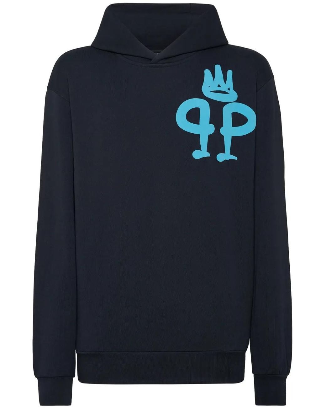 Philipp Plein Blue King Hoodie for men