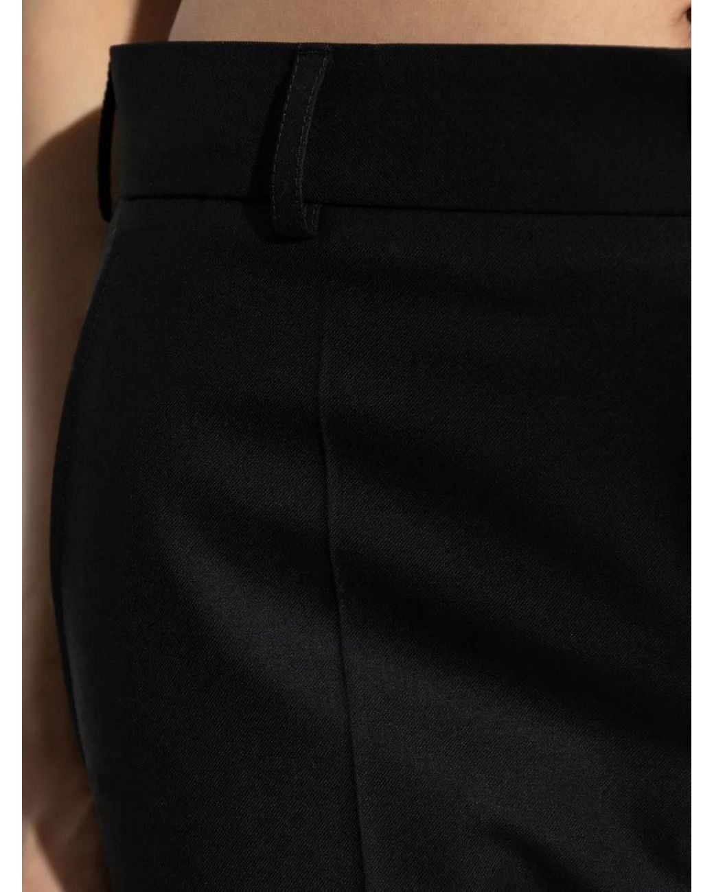 Moschino Wollen Broek in het Black