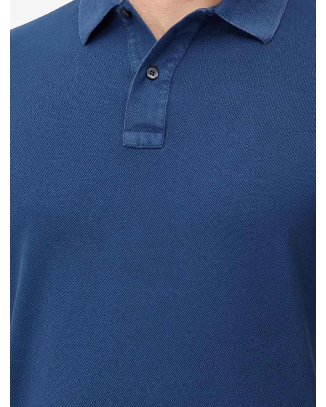 Gran Sasso Blue Short-Sleeve Polo Shirt for men