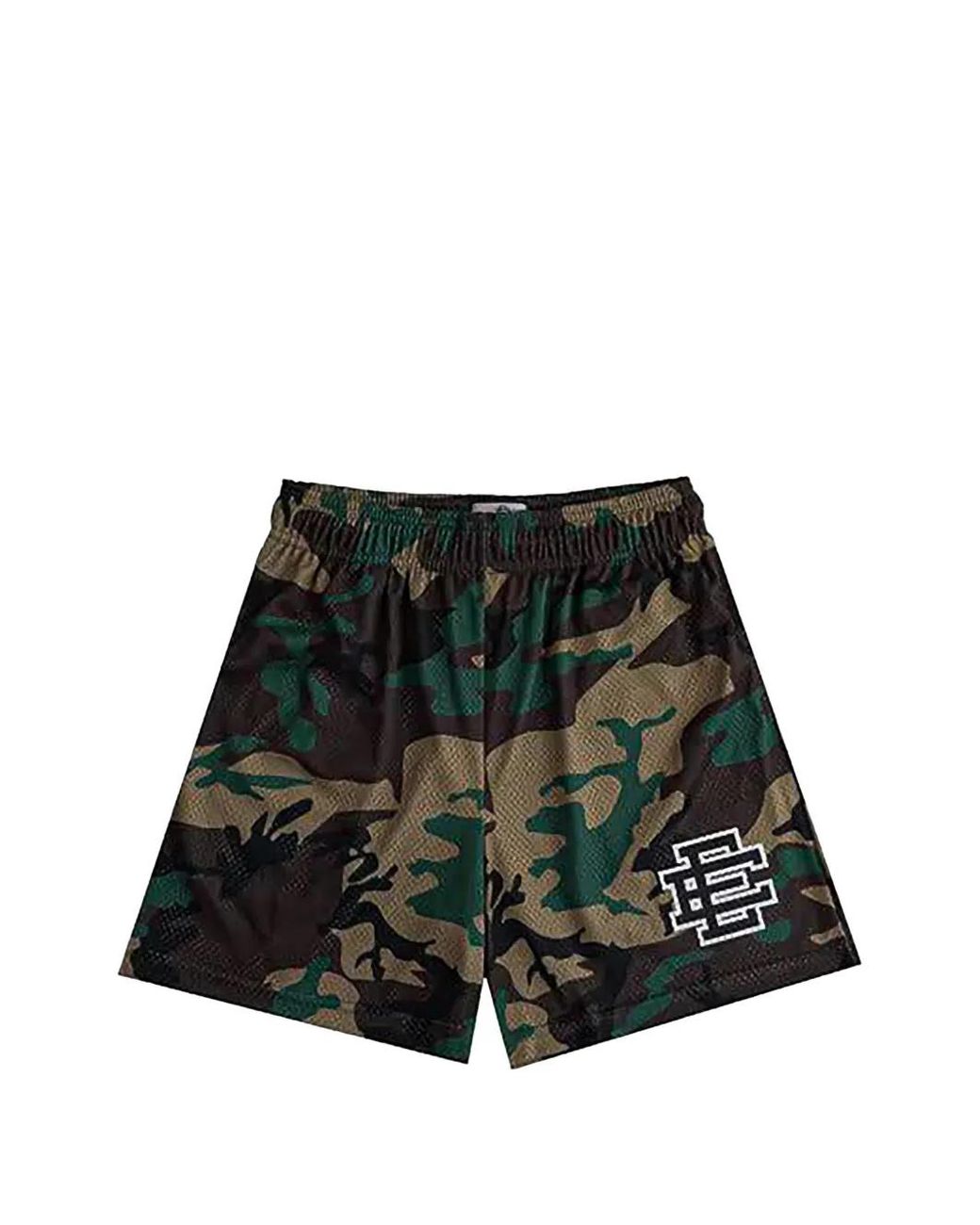 Eric Emanuel White Camouflage-Print Shorts for men