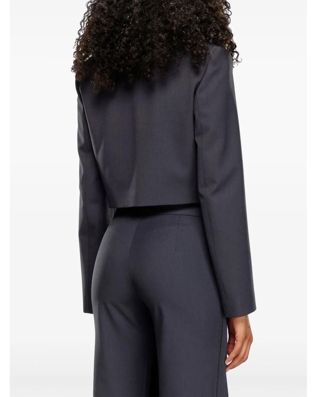 DIESEL Blue G-Milla-P1 Stretch Woven-Blend Blazer