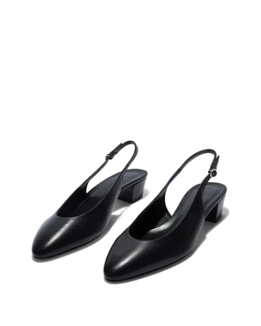 Aeyde Black Celeste Slingback Pumps