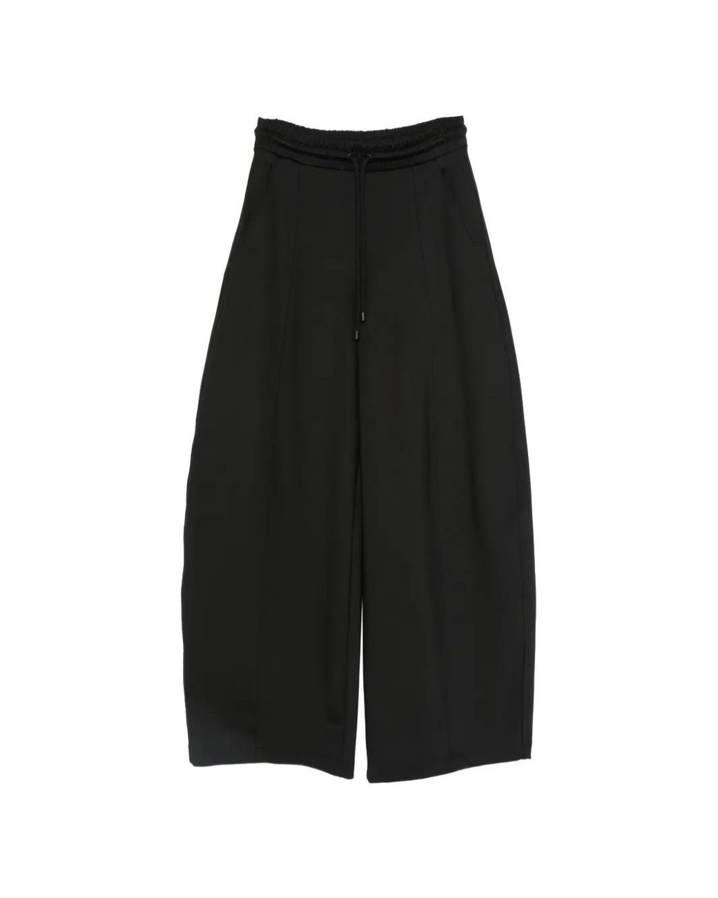 Max Mara Black Drawstring-Waist Track Pants