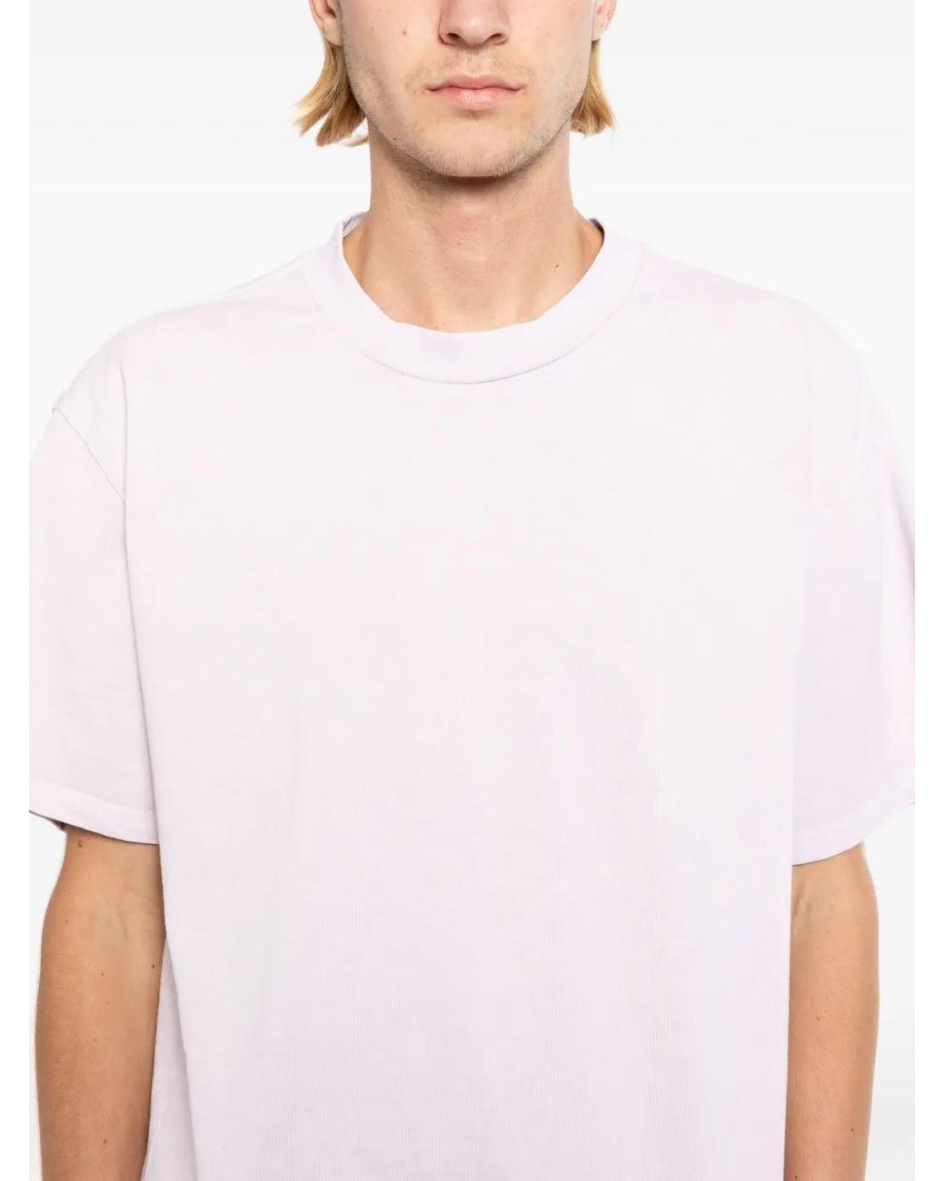 Melt Pink Cotton T-Shirt for men