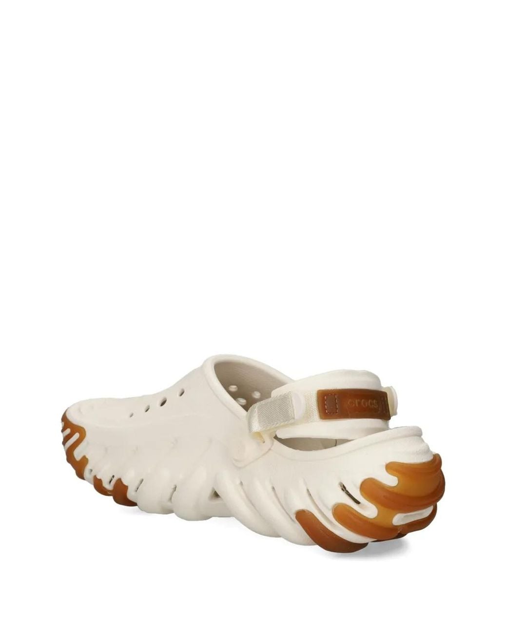CROCSTM Natural Perforated Backstrap Clog Sandals