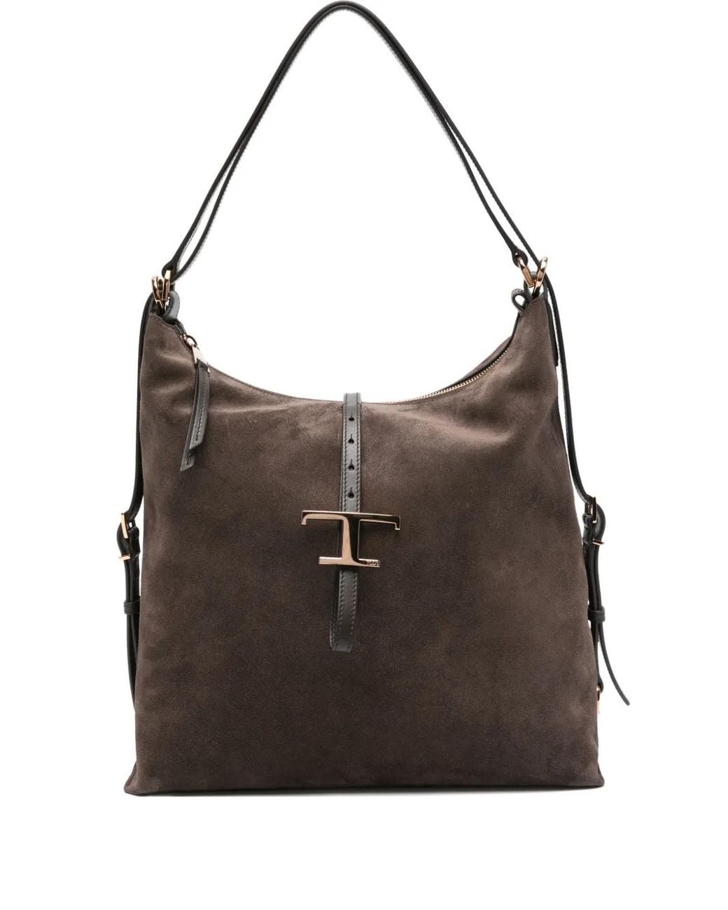 Tod's Black T Timeless Shoulder Bag