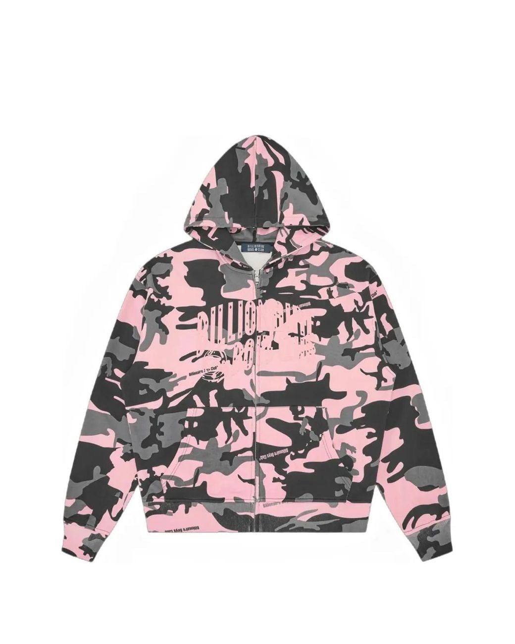 BBCICECREAM White Camouflage-Print Zip-Up Hoodie for men