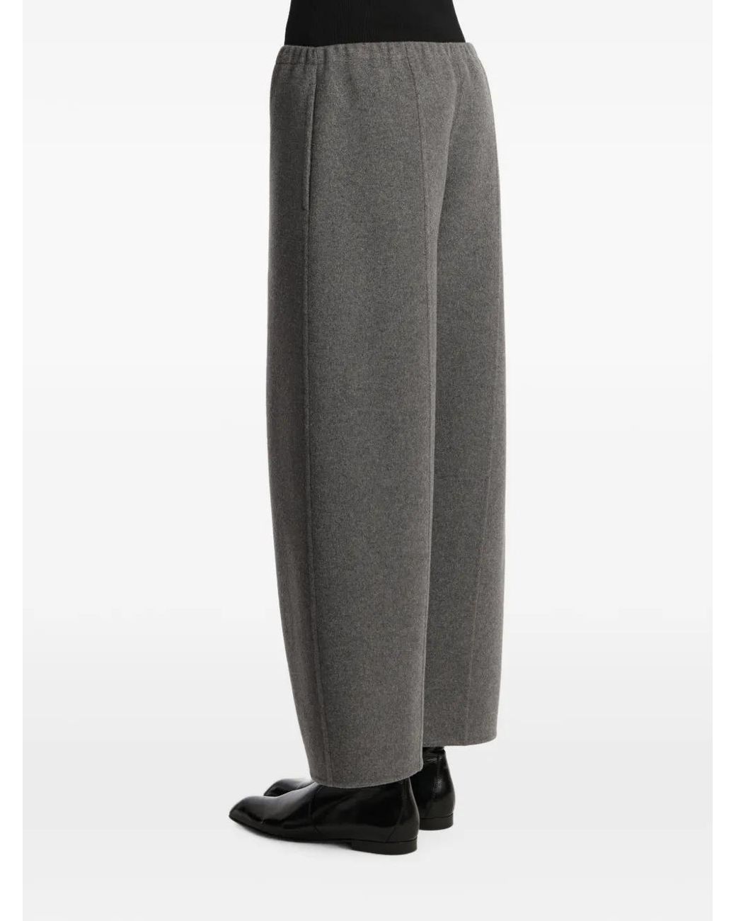 Khaite Gray Clover Trousers
