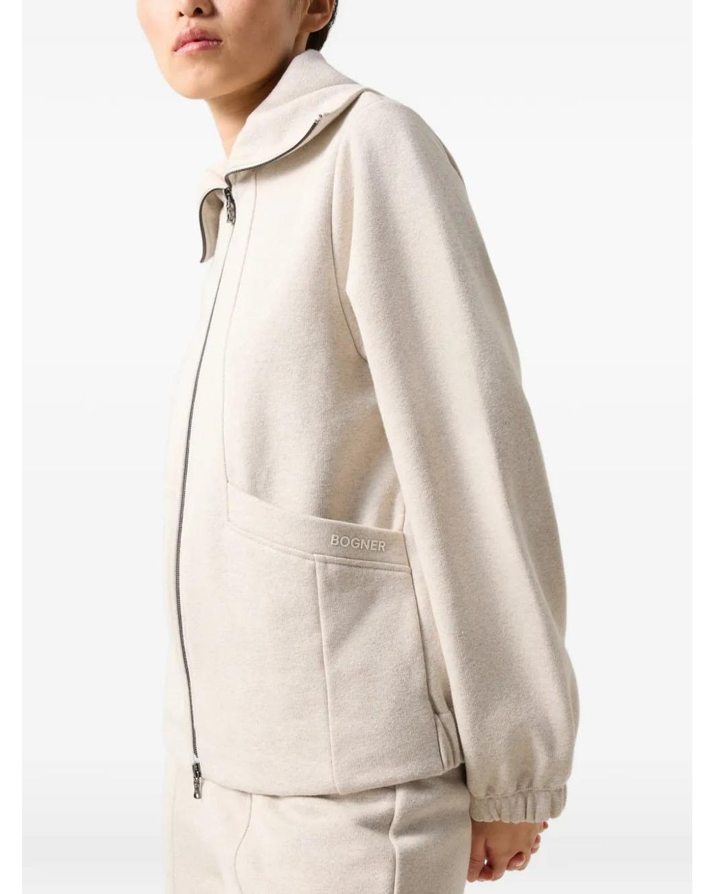 Bogner Natural Tasha Interlock Jacket