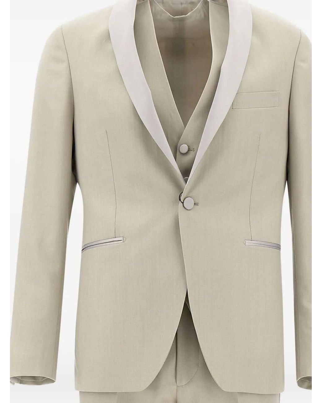 Tagliatore Natural Wool Suit for men