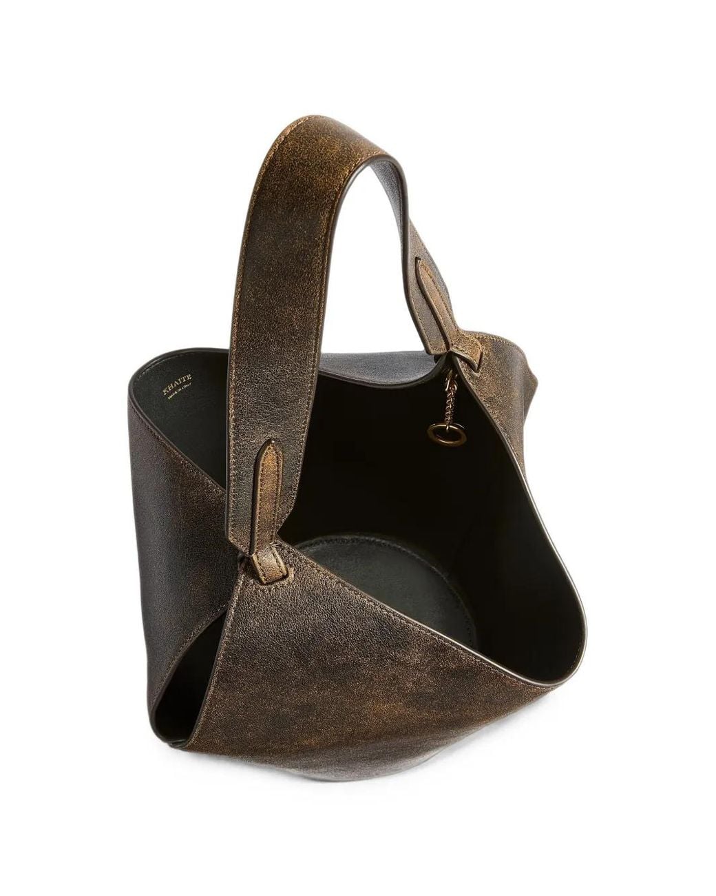Khaite Black Mini Lotus Tote
