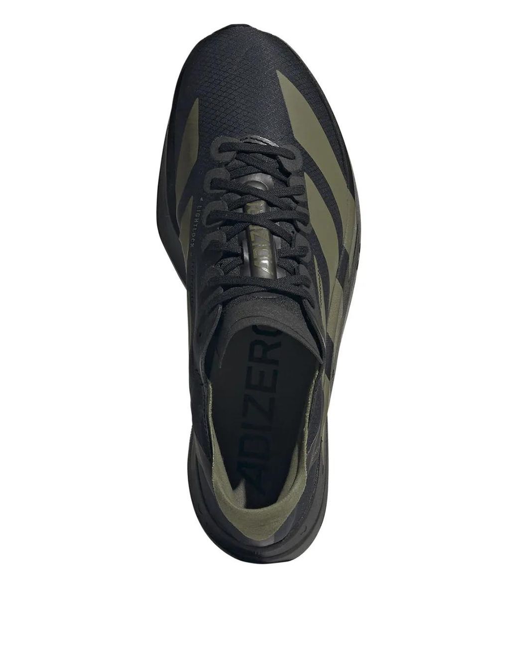 Adidas Black Three-Striped Sneakers