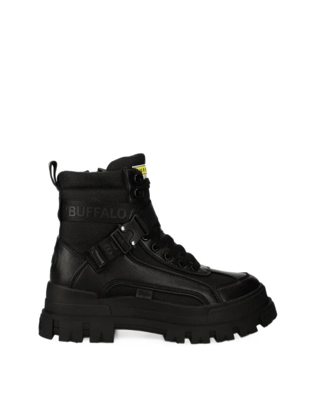 Buffalo Black Bottes Aspha Com 1 Bs À Semelle Épaisse for men