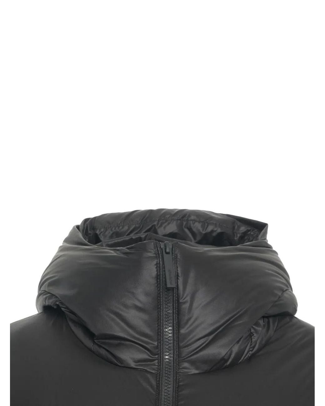 AFTER LABEL Gray Hooded Puffer Jacket