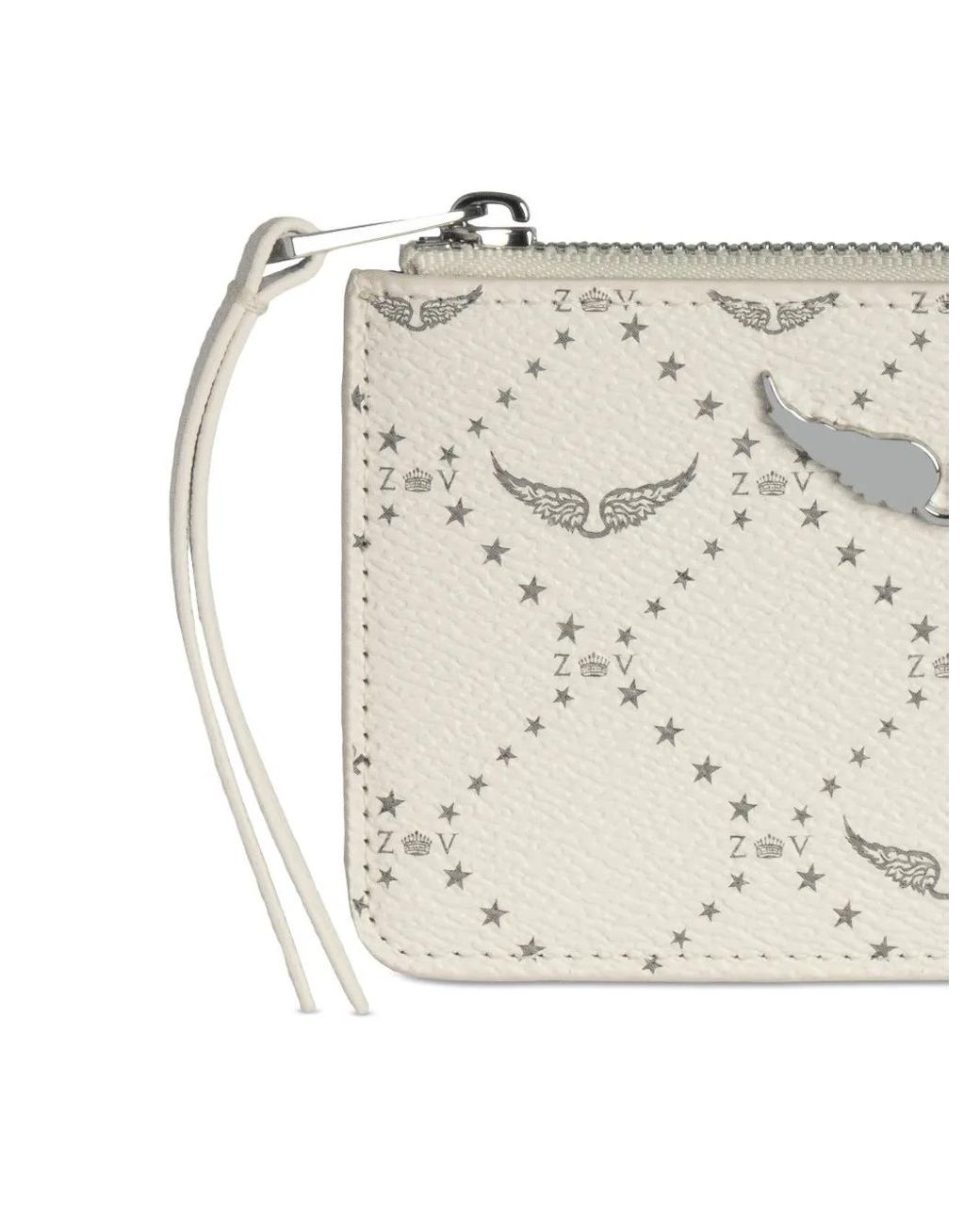 Zadig & Voltaire Natural Monogram Card Holder