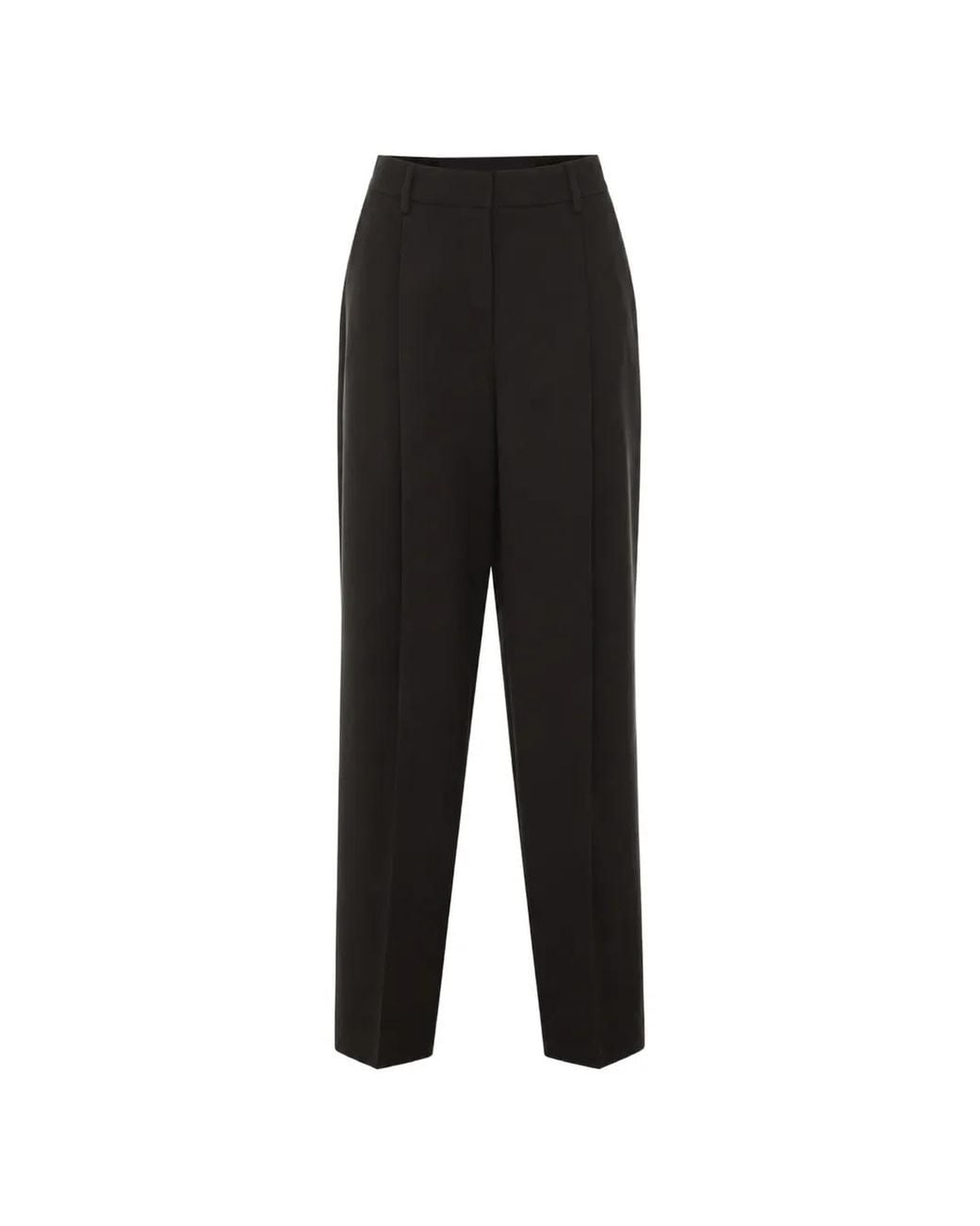 RUE DU BAC Black Wide-Leg Trousers
