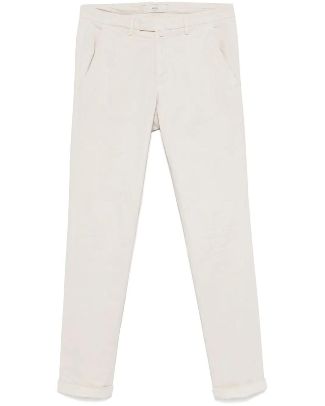 Briglia 1949 White Tapered Chinos for men