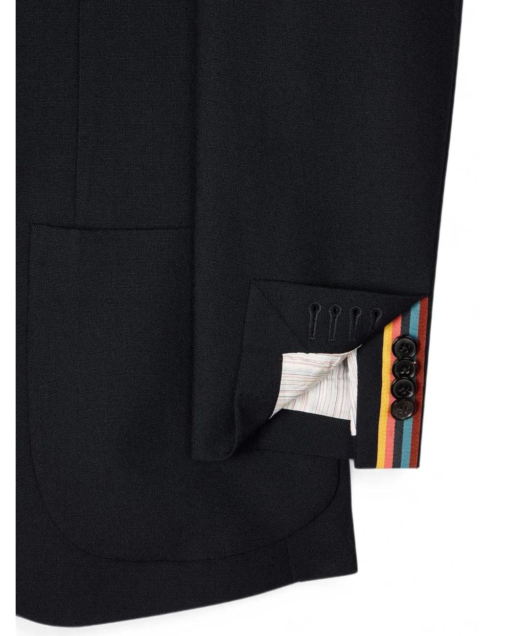 Paul Smith Blue British Wool Patch-Pocket Blazer for men