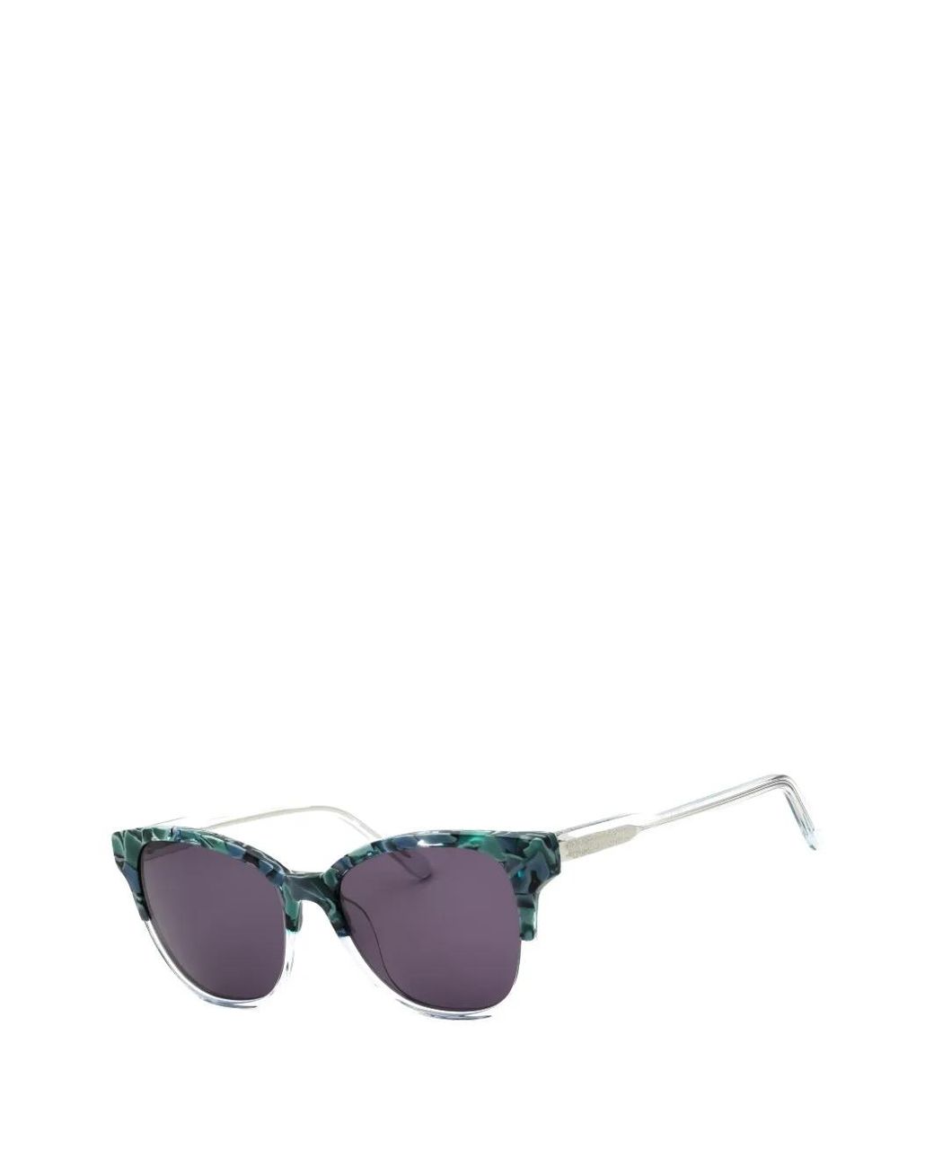 Draper James Purple Square-Frame Sunglasses