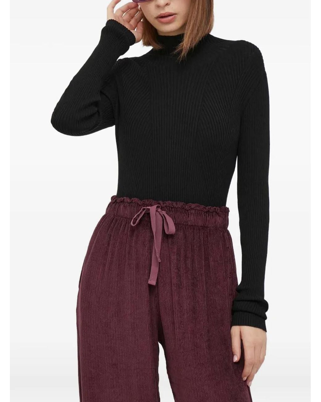 Joop! Black Stand-Up Collar Sweater