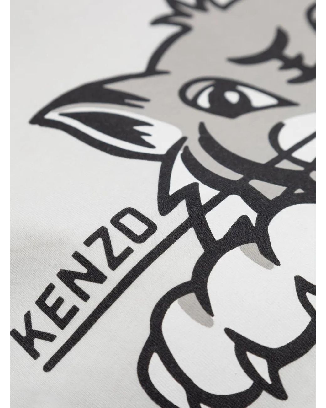 KENZO Gray Printed T-Shirt