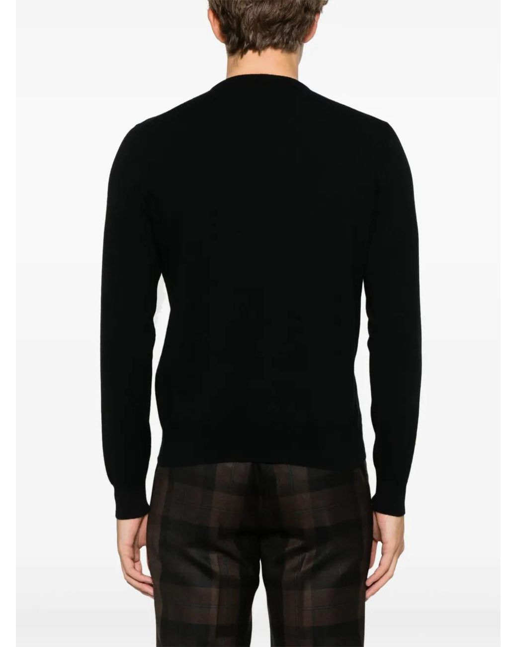 Fedeli Black Argentina Sweater for men