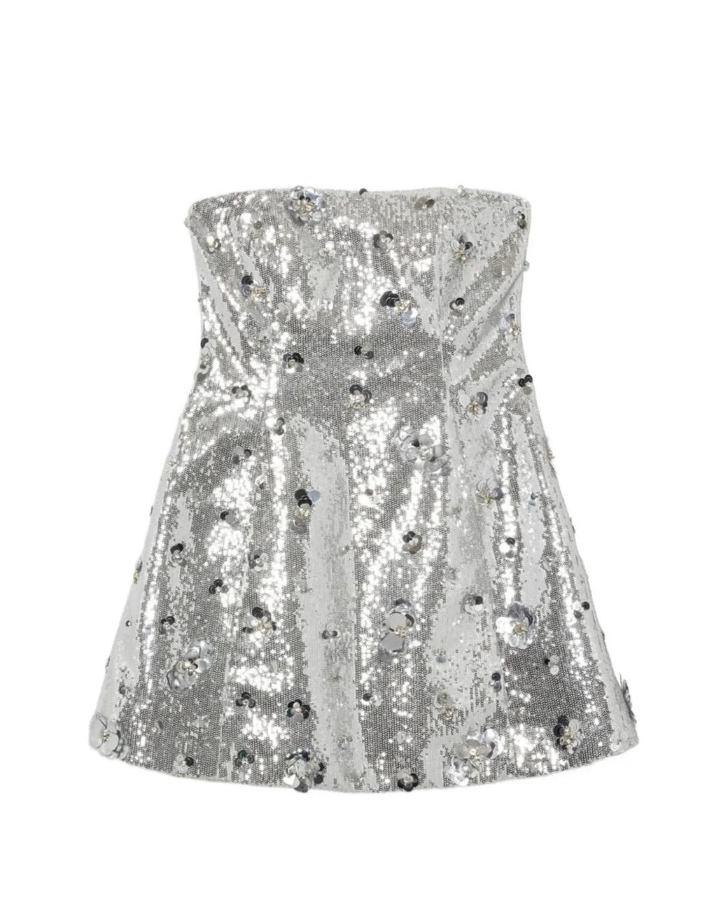 Jonathan Simkhai Gray Arta Mini Dress
