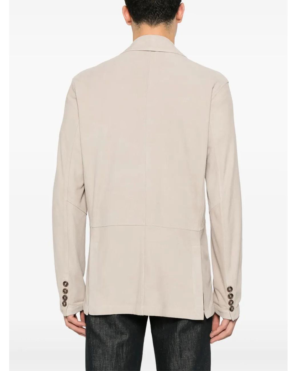 Barba Napoli Natural Dallas Suede Blazer for men