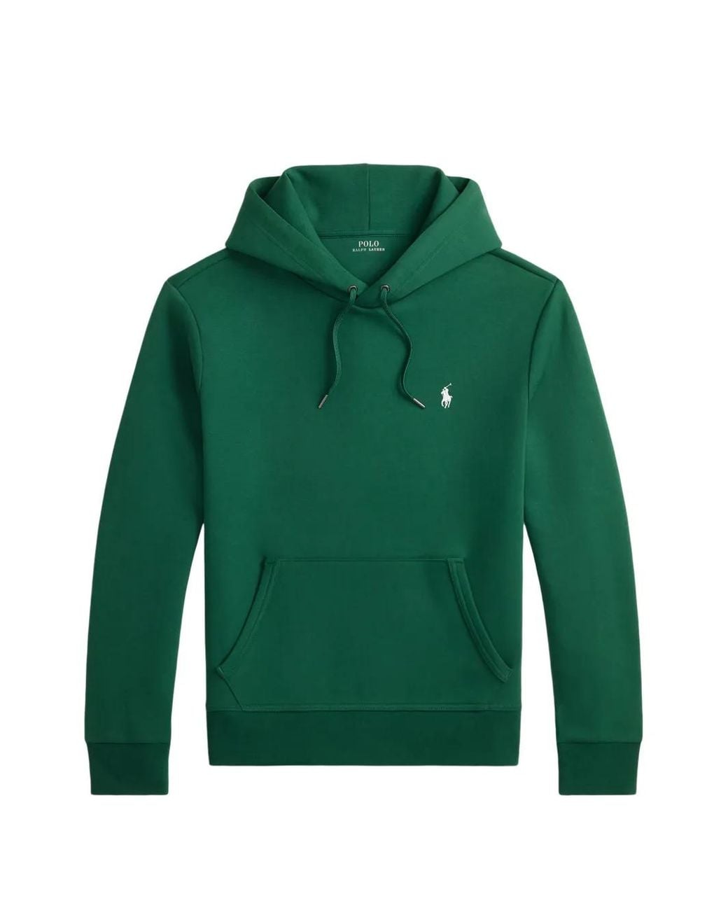 Polo Ralph Lauren Green Polo Pony Double-Knit Hoodie for men