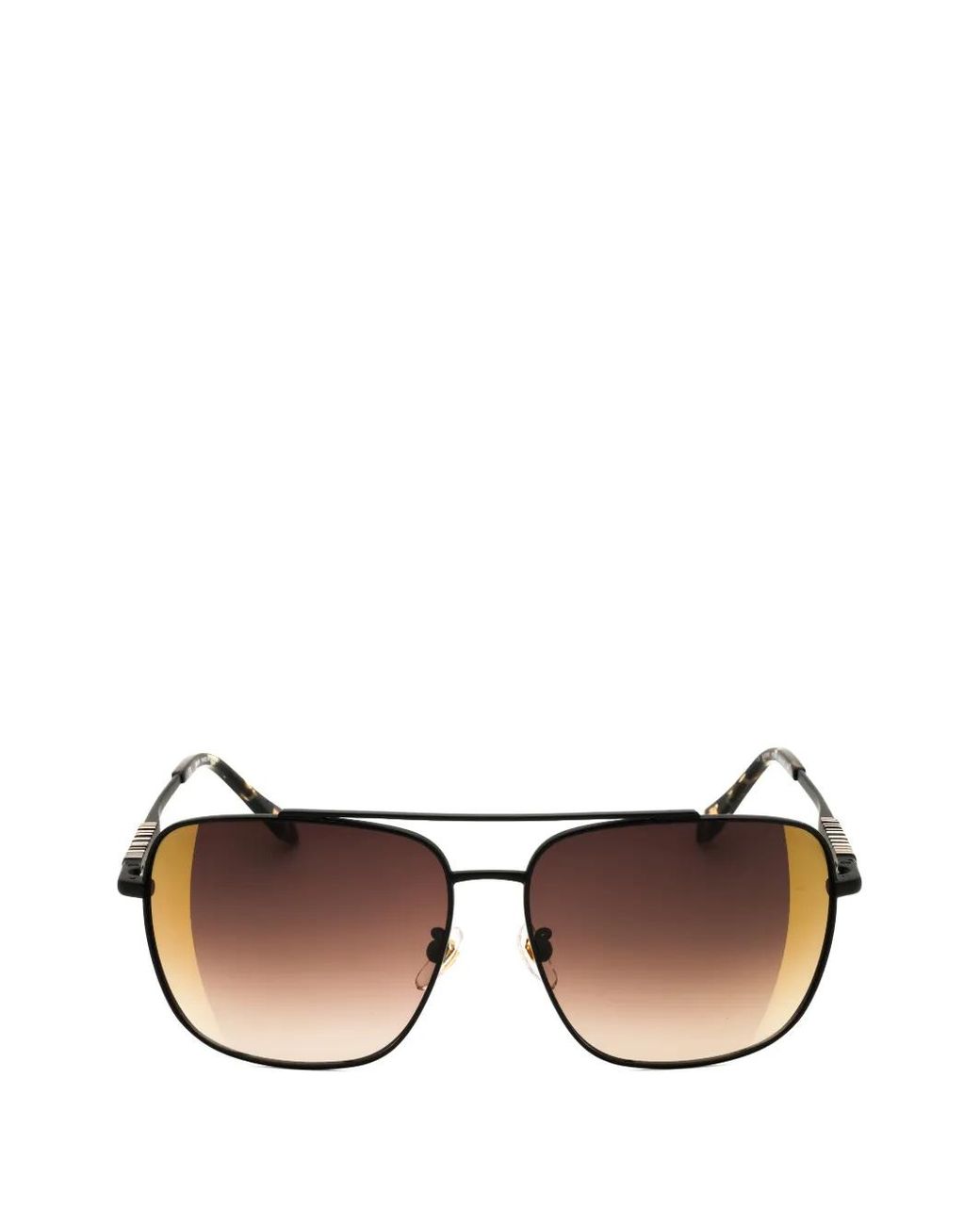 Just Cavalli Black Rectangle-Frame Sunglasses