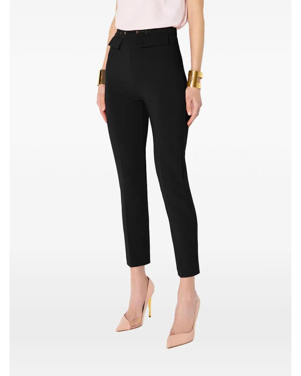 Elisabetta Franchi Black Trousers