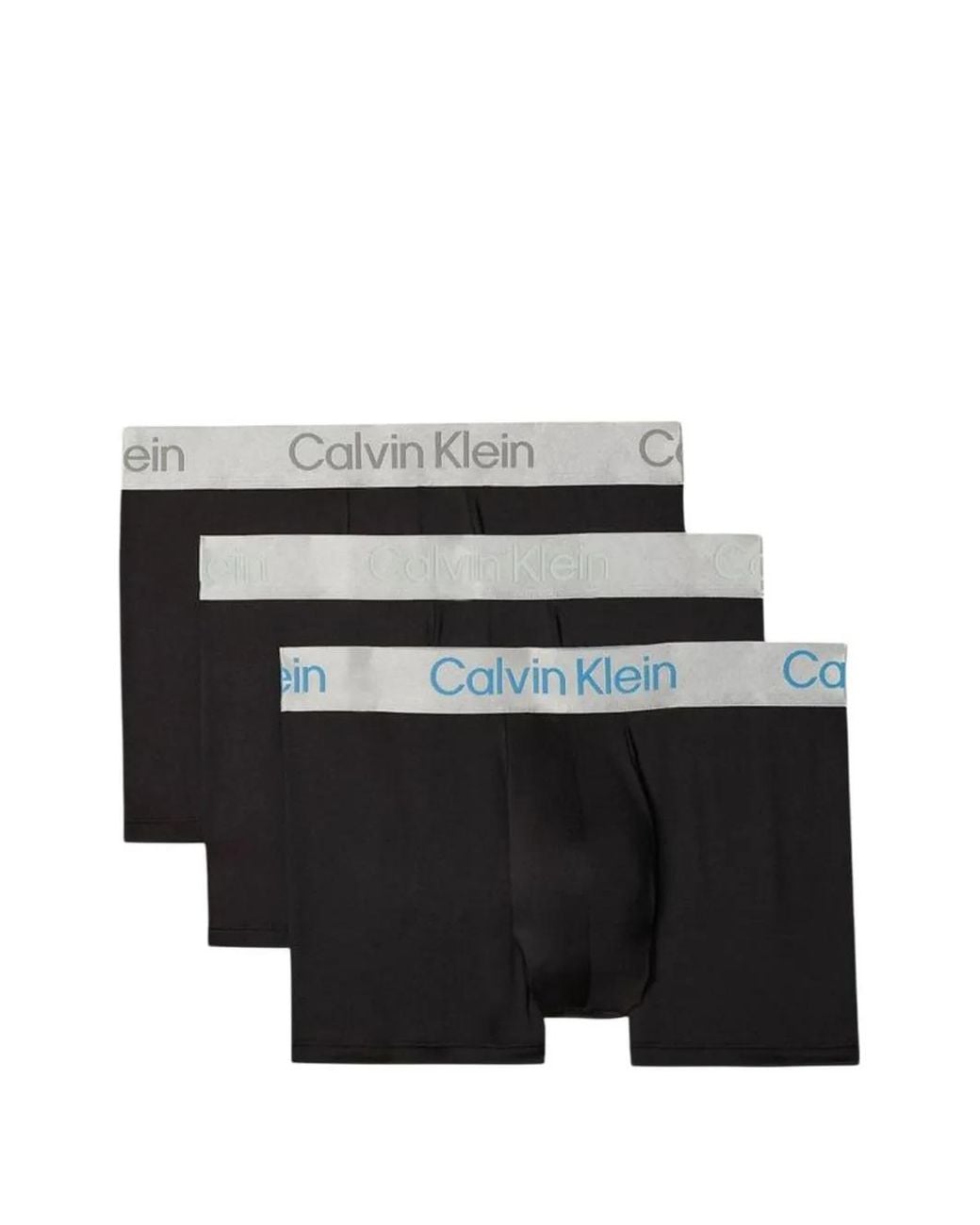 Calvin Klein Black Logo-Waistband Boxers (Pack Of 3) for men
