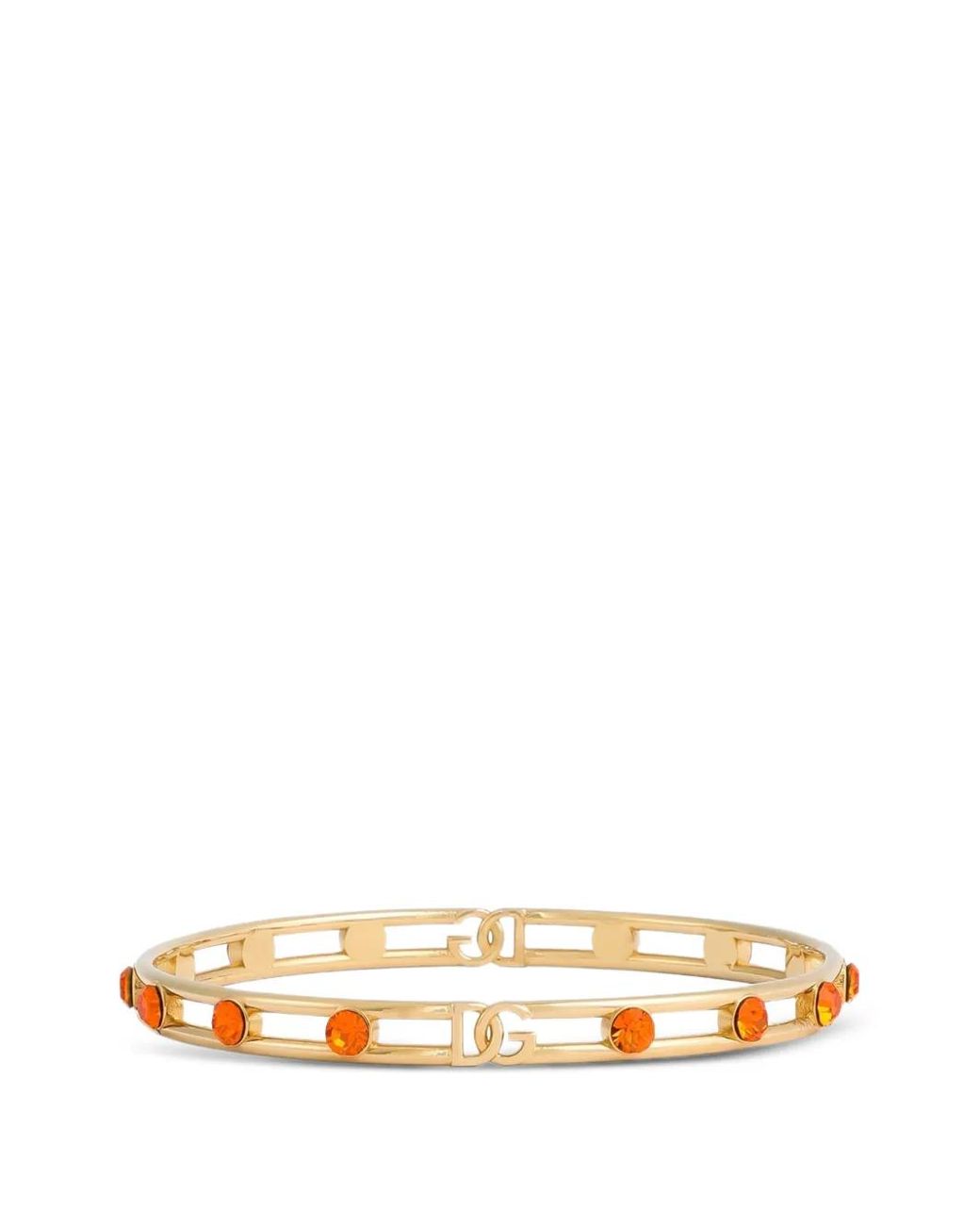 Dolce & Gabbana Metallic Bracelet With Logo