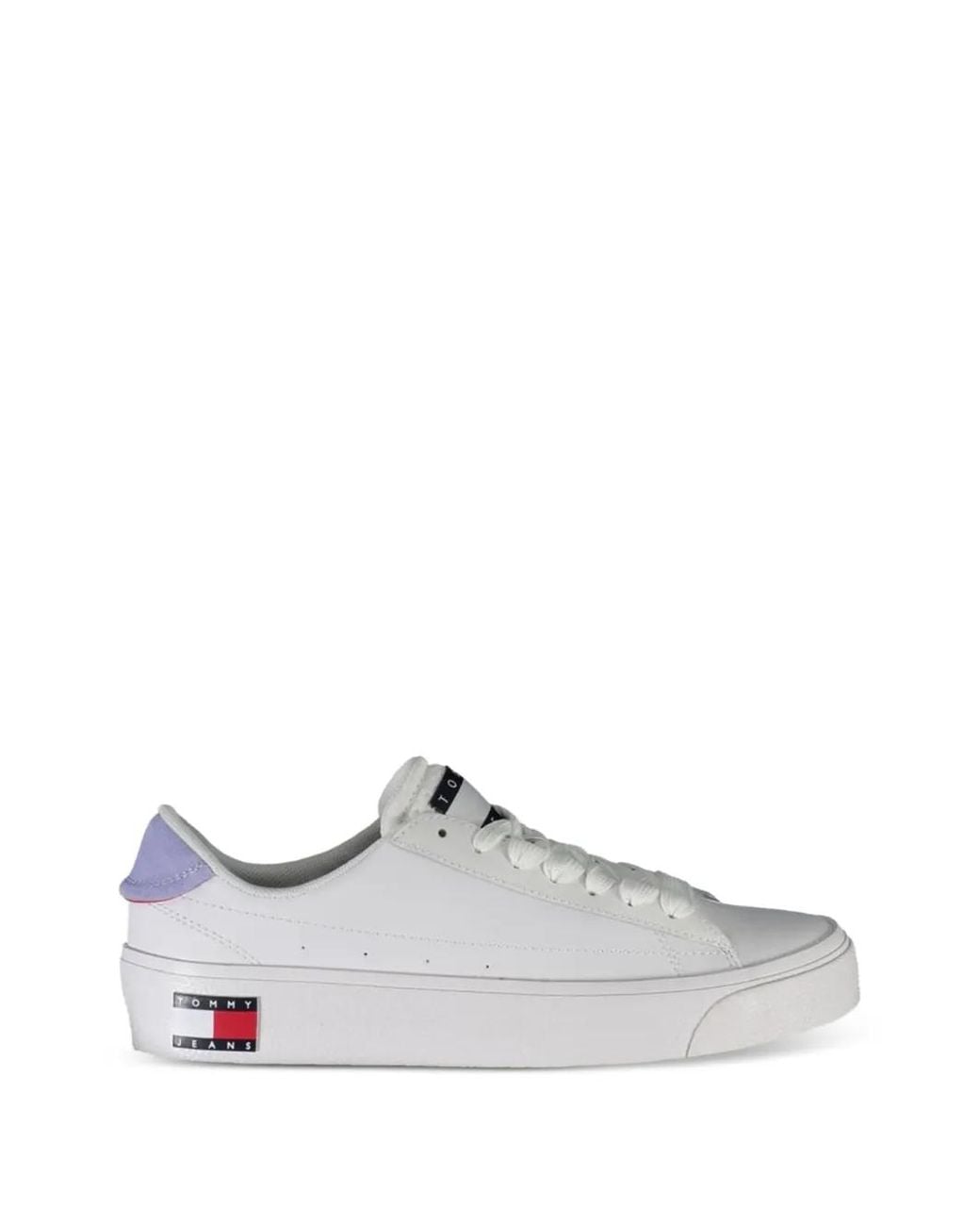 Tommy Hilfiger White Tommy Jeans Platform Sneakers