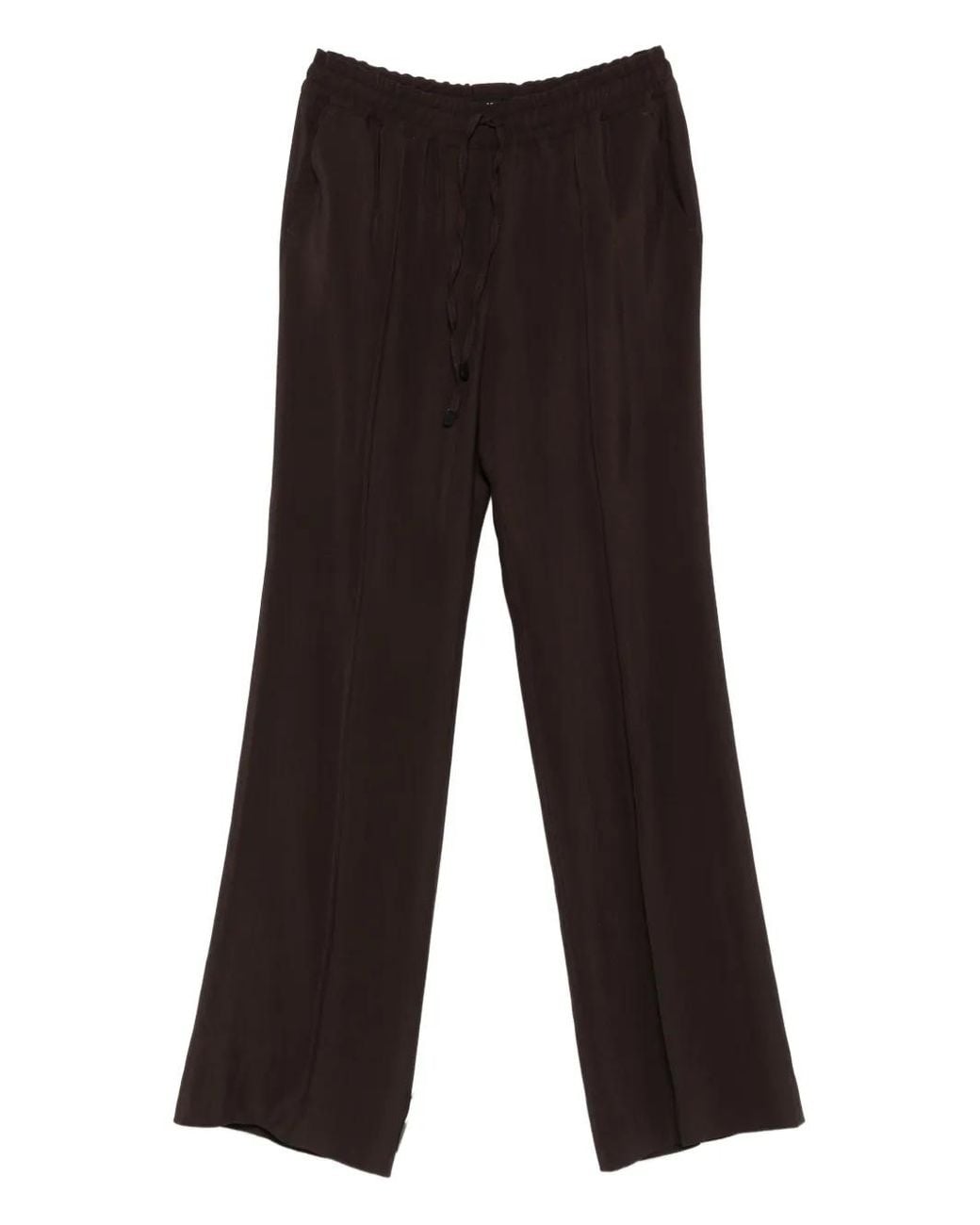 Pantalones Con Cordones Y Costuras Laterales Tom Ford de color Black