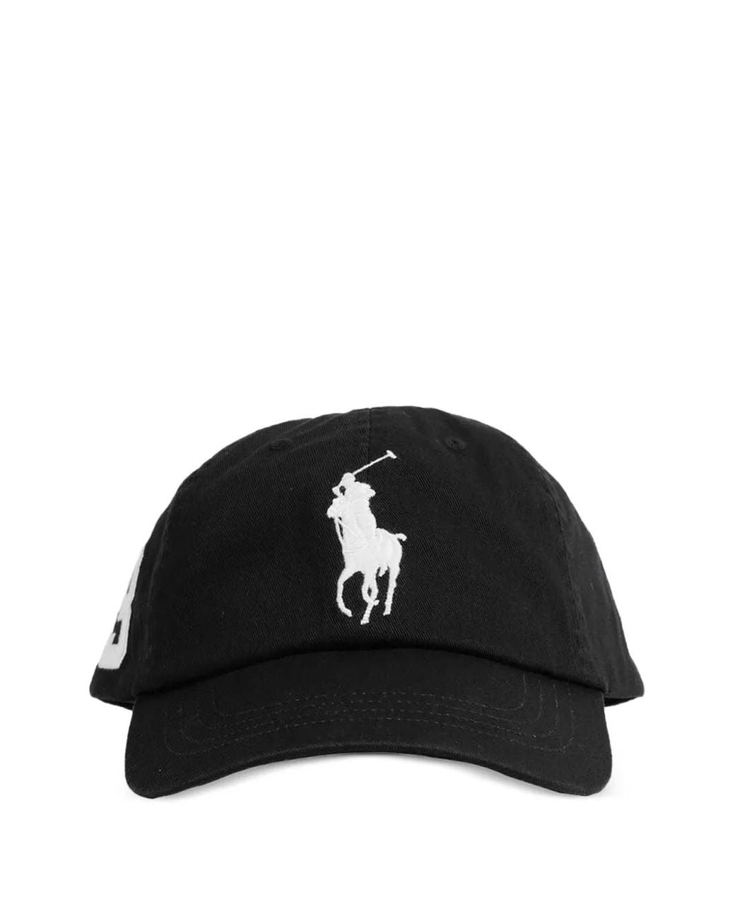 Polo Ralph Lauren Black Logo-Embroidered Sports Cap for men