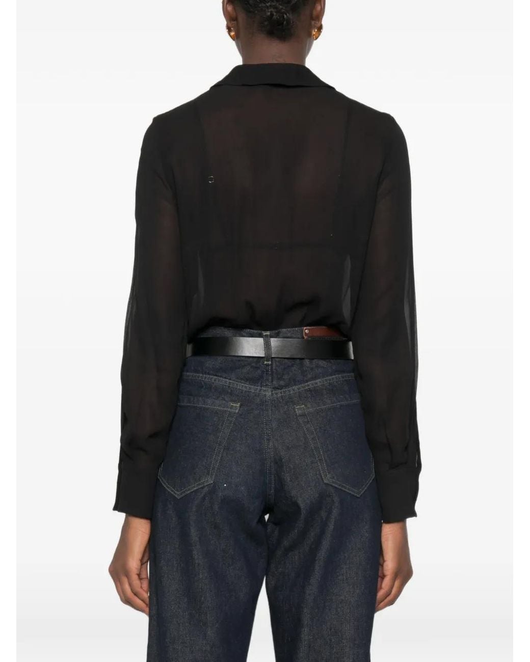 Elisabetta Franchi Black Body Shirt