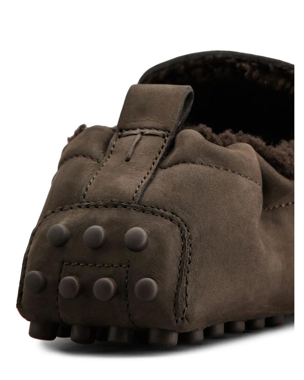 Tod's Brown Mocassins Gommino En Cuir