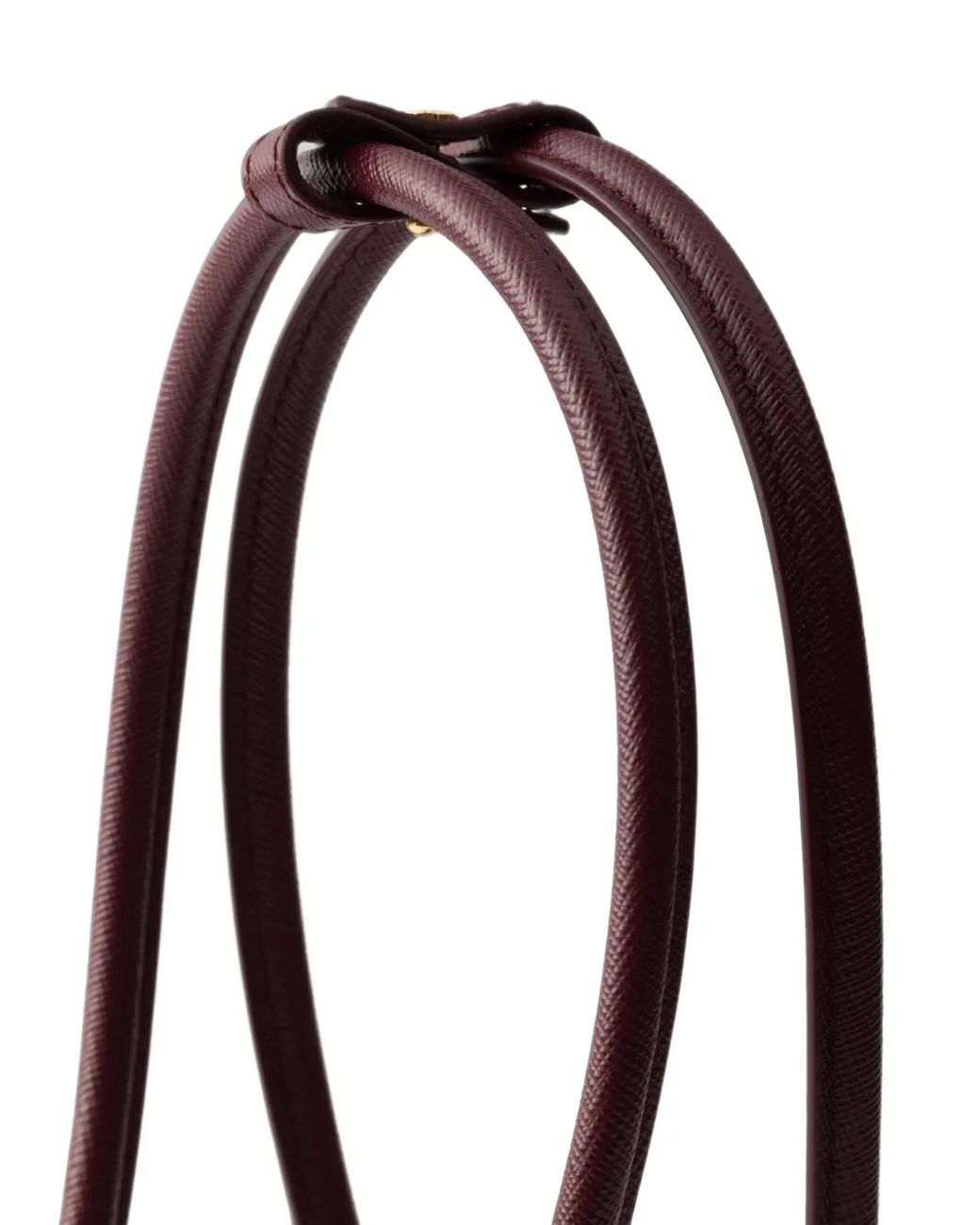 Prada Purple Saffiano Leather Top-Handle Mini-Bag