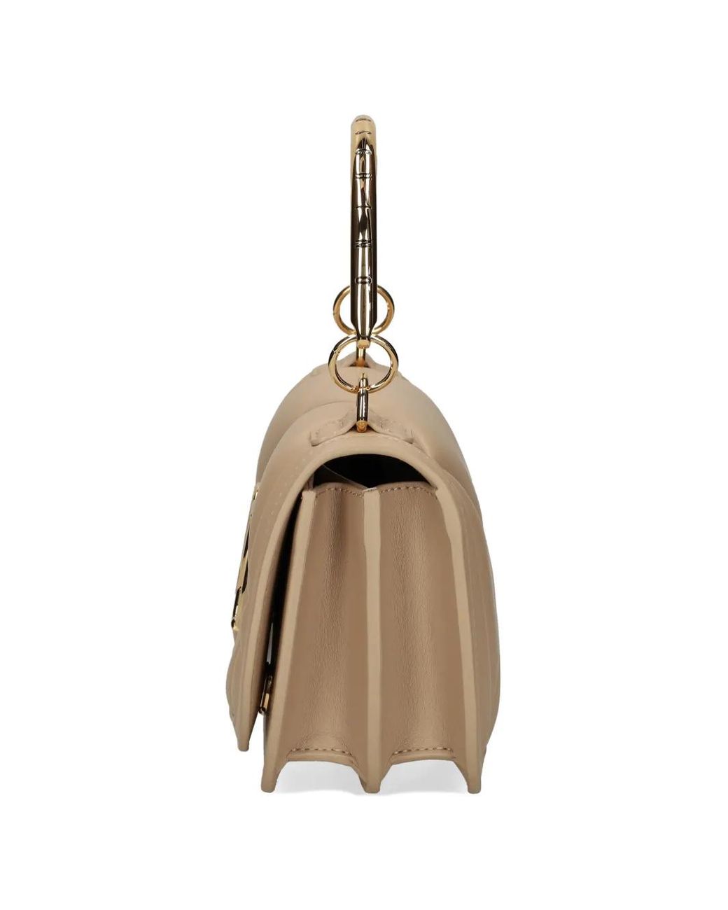 Love Moschino Natural Quilted Logo Tote Bag
